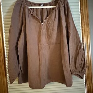 Women's Brown Blouse